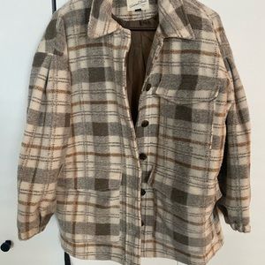 Brown and Cream Shacket